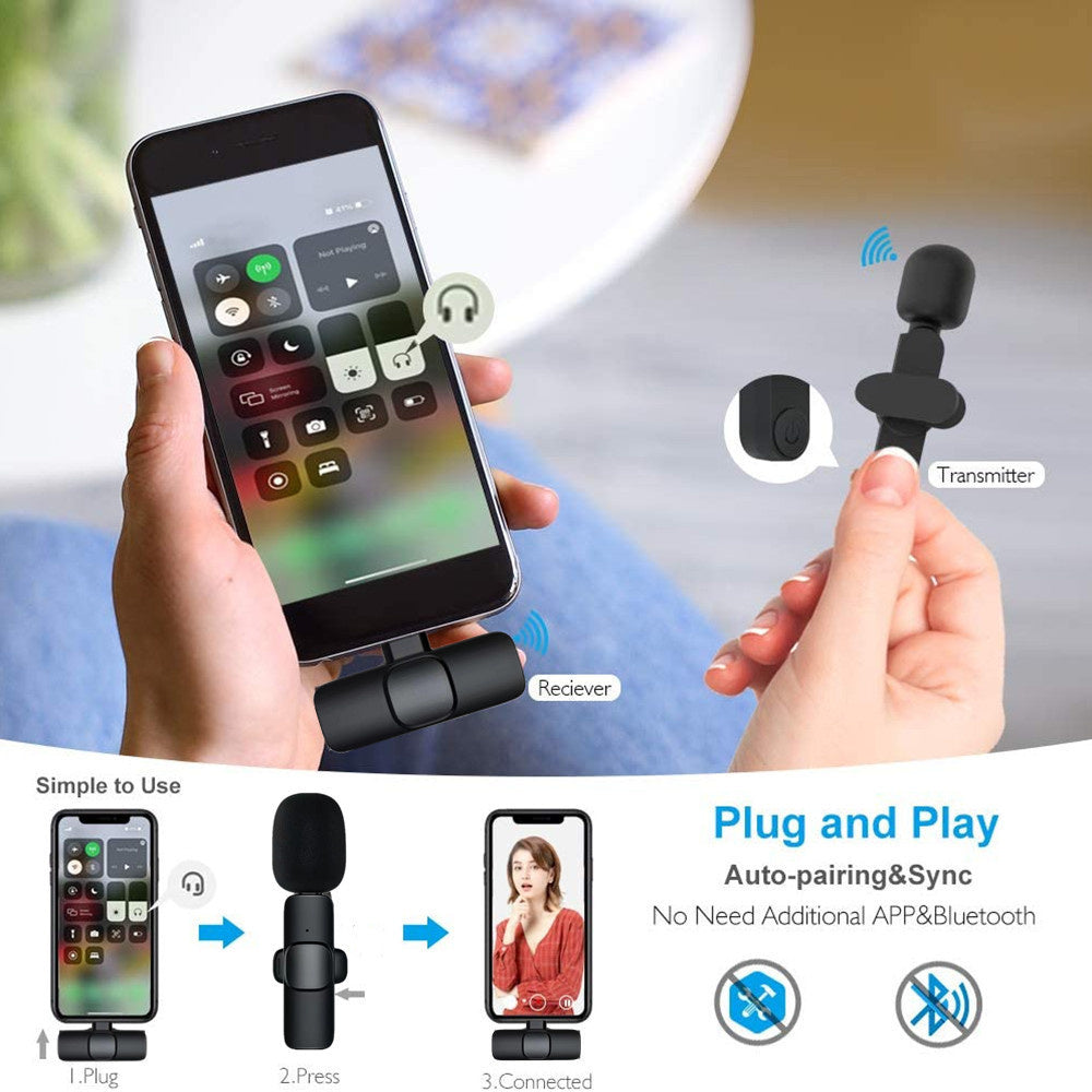 Wireless Lavalier Mini Microphone