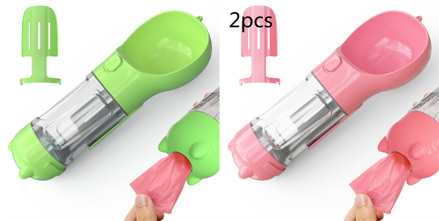 3-in-1 Portable Dog Water Bottle