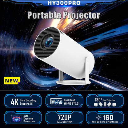HY300 Pro Portable Home Projector