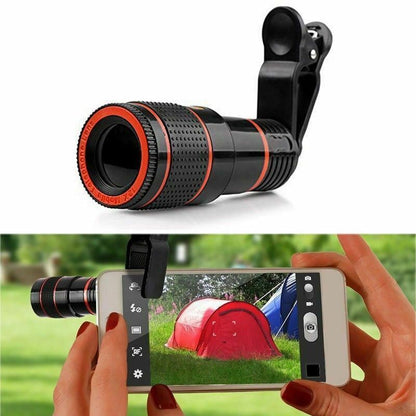 8X HD Clip-On Phone Zoom Lens