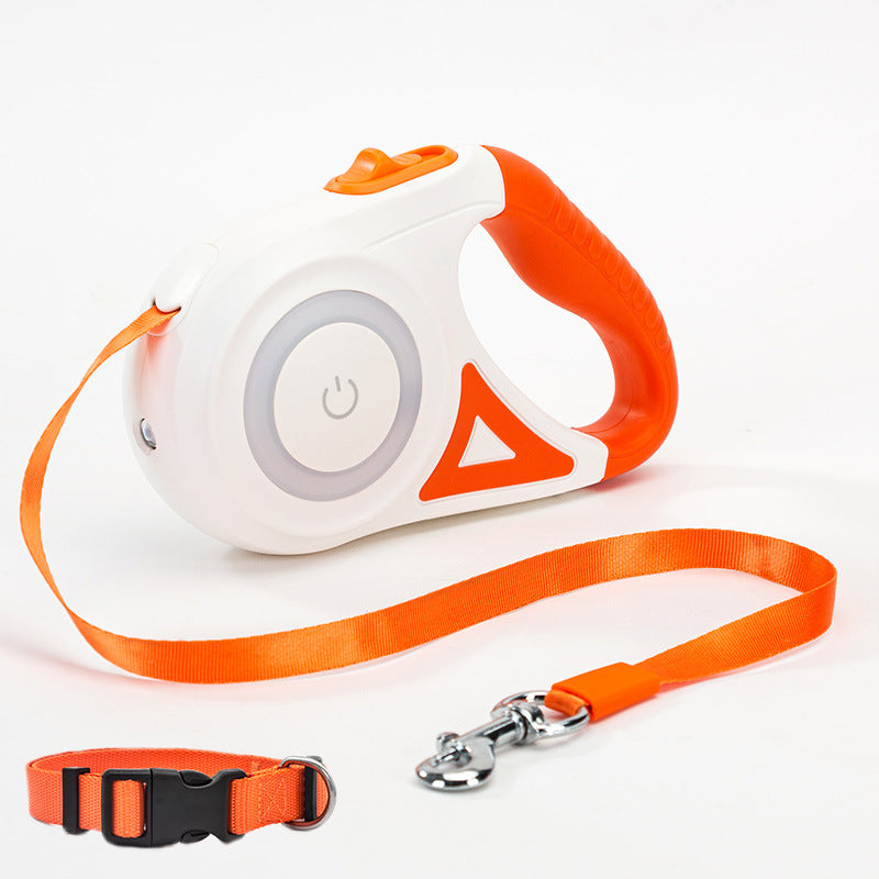 Retractable Dog Leash with LED Light