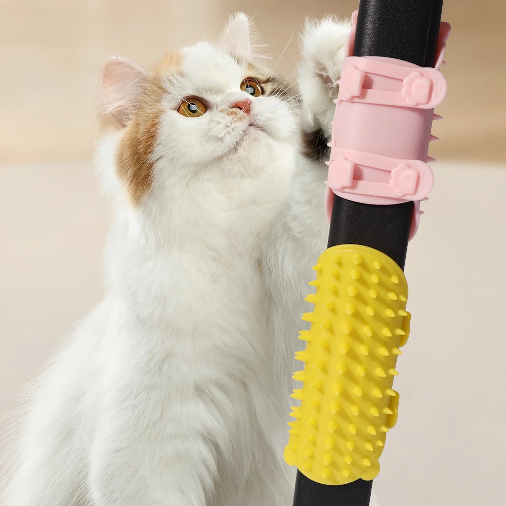 Self-Cleaning Wall Cat Grooming Brush