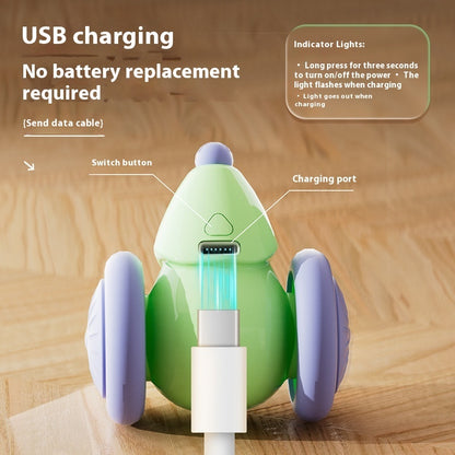 Electric Interactive Cat Mouse Toy Car