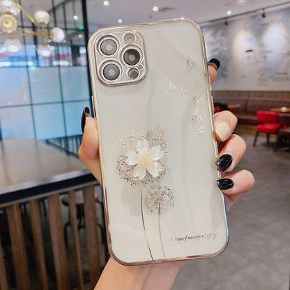 3D Flower Spin Stand Phone Case