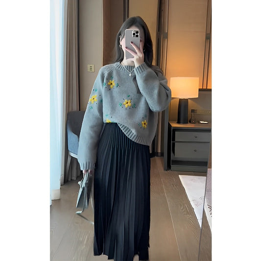 Women’s Vintage Embroidered Sweater
