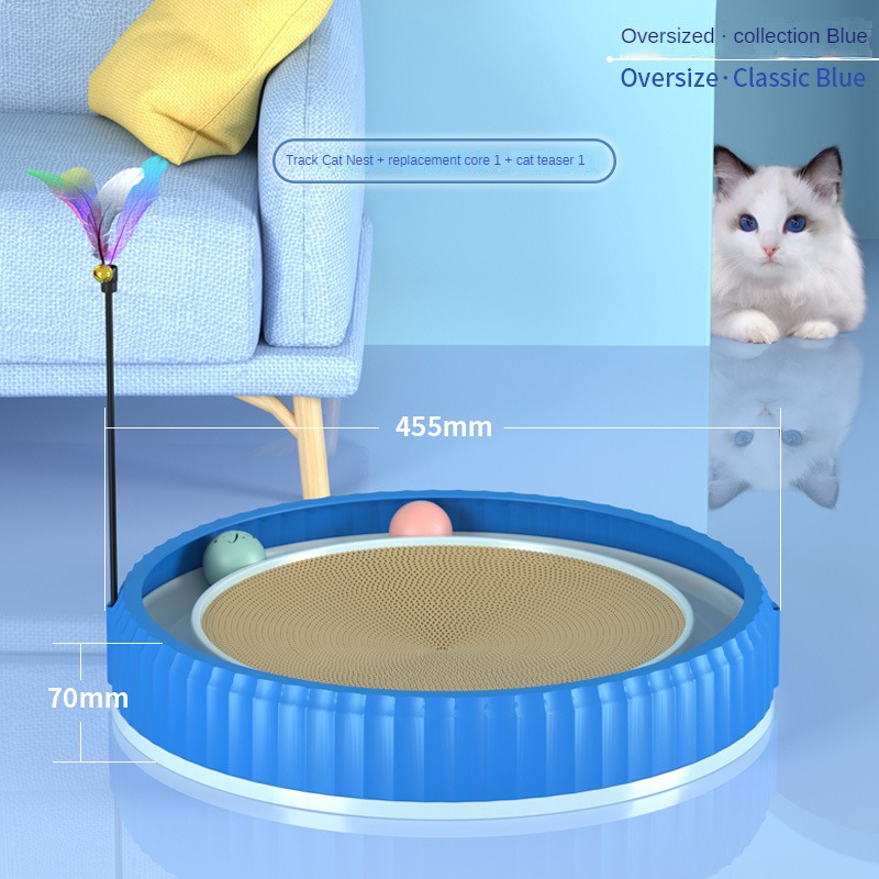Round Wear-Resistant Cat Scratching Board